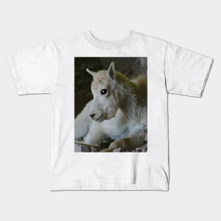 Glacier National Park Rocky Mountain Sheep Kids T-Shirt